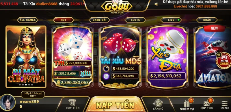 Link tải go88 nhà game trực tuyến uy tín nhất trên thị trường