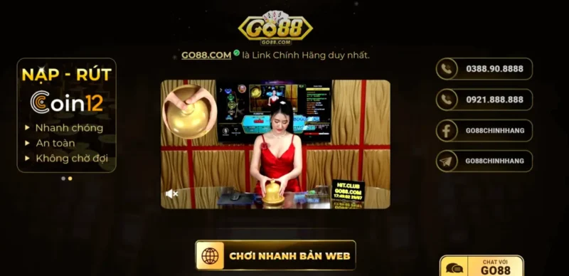 Chọn cách thức liên hệ go 88