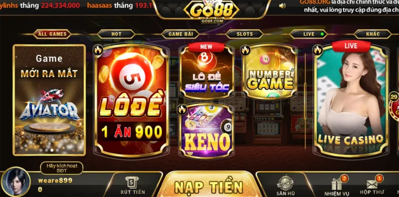 Link tải go88 nhà game trực tuyến uy tín nhất trên thị trường