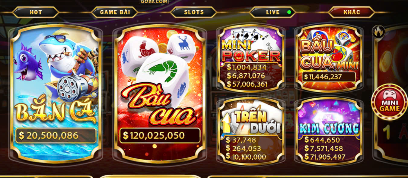 Các bước tiến hành chơi game bắn cá đại hải trình tải go88